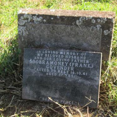 GOVENDER Soobramoney -1961