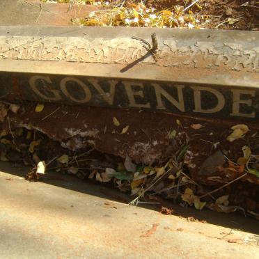 GOVENDER Nangepan -1954 :: GOVENDER Francis -1962 :: GOVENDER Cynthia Selvam -1988