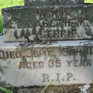 GERRIE Elizabeth M.J. -1927