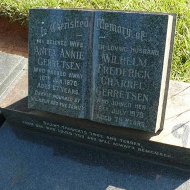 GERRETSEN Wilhelm Frederick Charrel -1979 &amp; Anita Annie -1970 