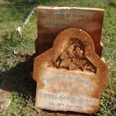 GEDDES Thomas George -1924