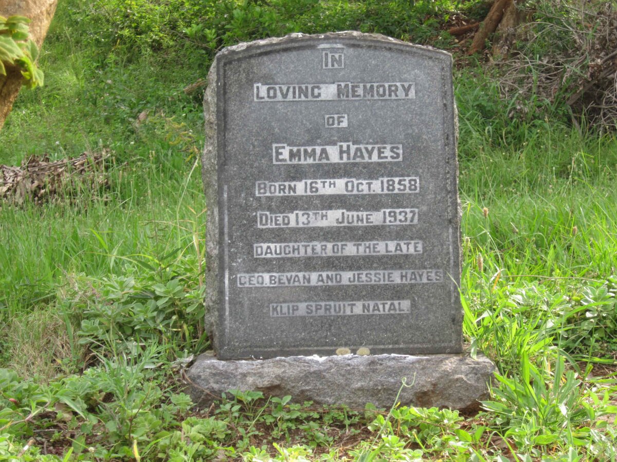 HAYES Emma 1858-1937
