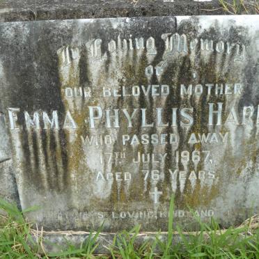 HARLEY Emma Phyllis 1891-1967