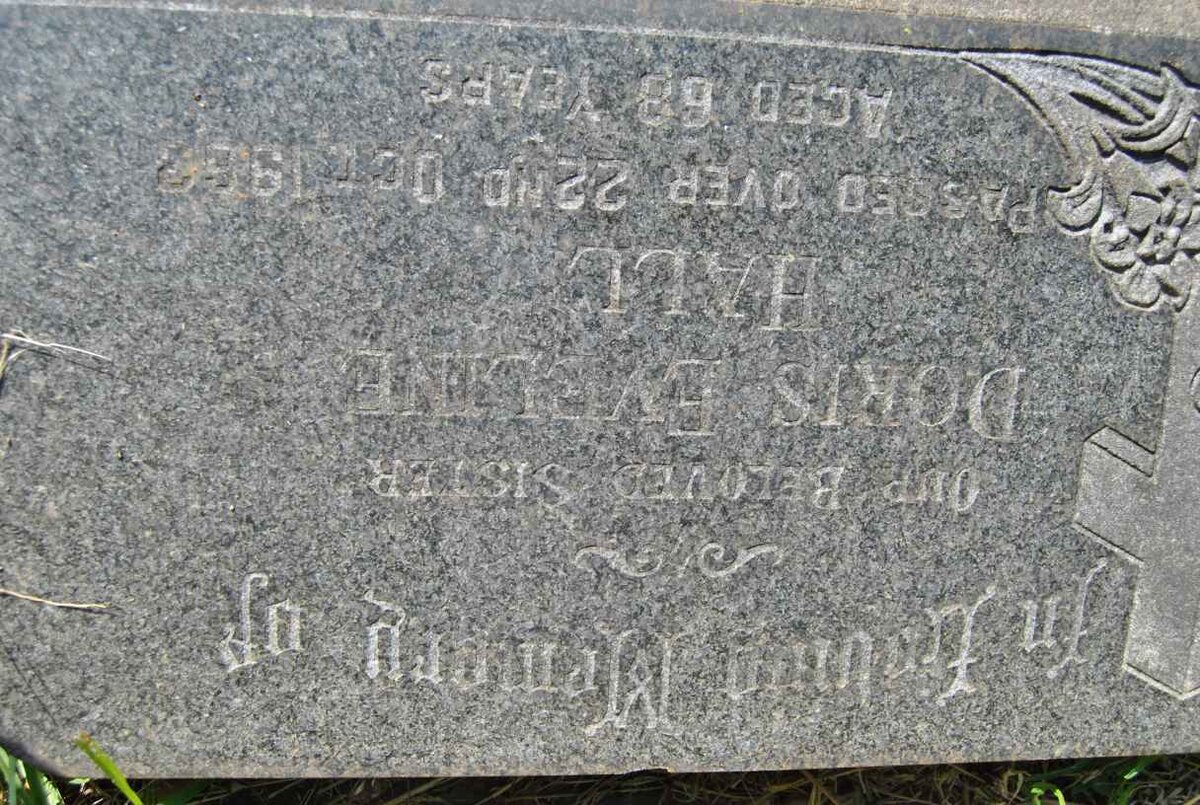 HALL Doris Eveline -1963