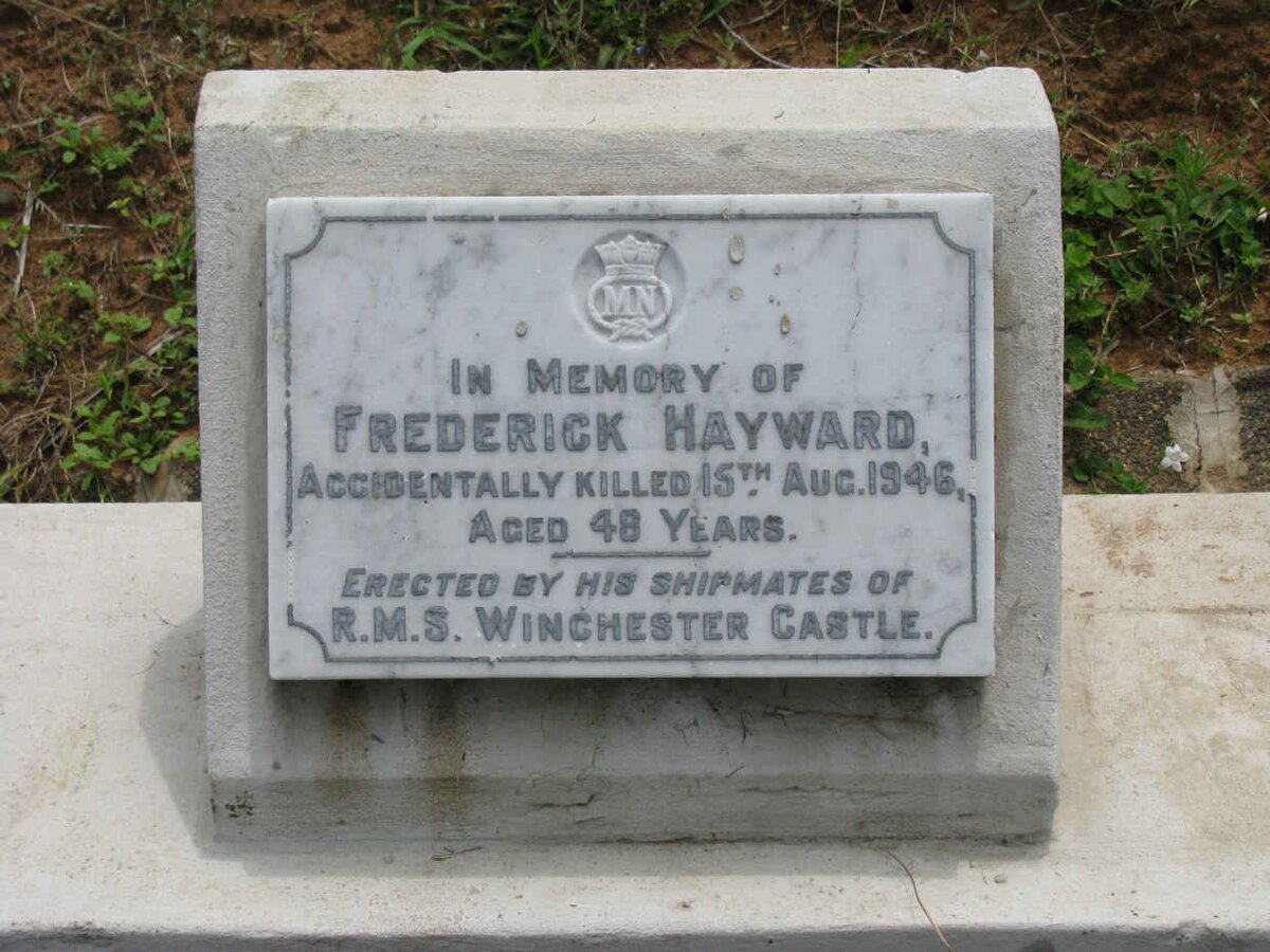 HAYWARD Frederick -1946