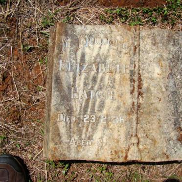 HATCH Elizabeth -1936