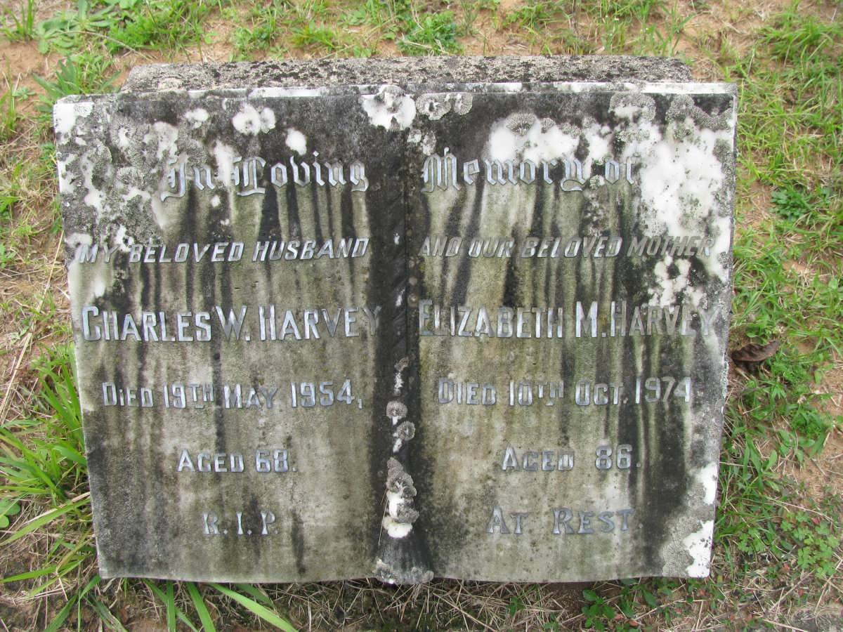 HARVEY Charles W. -1954 &amp; Elizabeth M. -1974