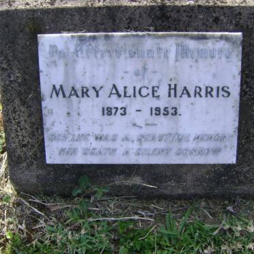 HARRIS Mary Alice 1873-1953