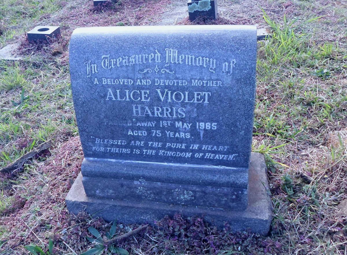 HARRIS Alice Violet -1985