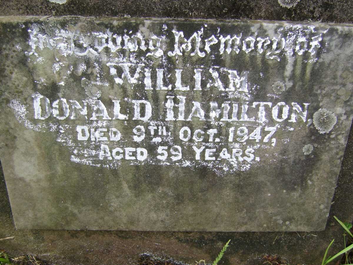 HAMILTON William Donald -1947