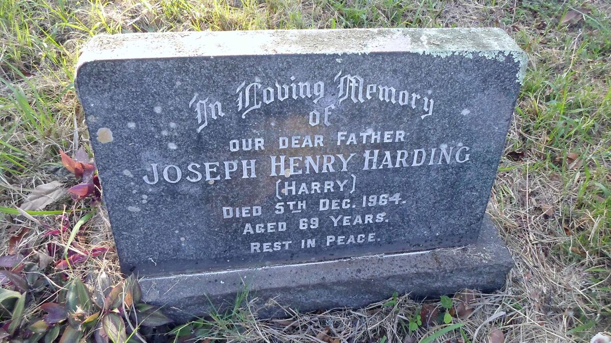HARDING Joseph Henry -1964