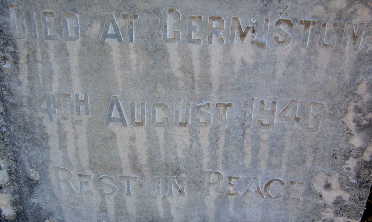 HANDLEY Arthur Wallace Van Riebeeck -1949