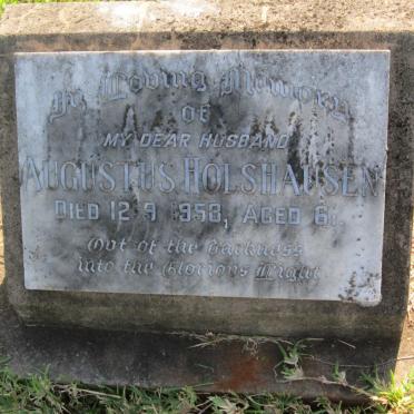 HOLSHAUSEN Augustus -1958