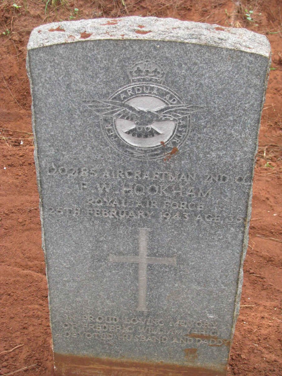HOOKHAM Frederick William -1943
