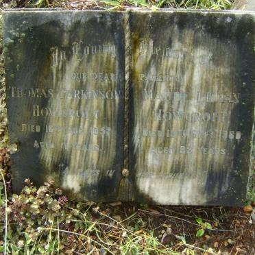 HOWCROFT Thomas Parkinson -1952 &amp; Maude Lilian -1960