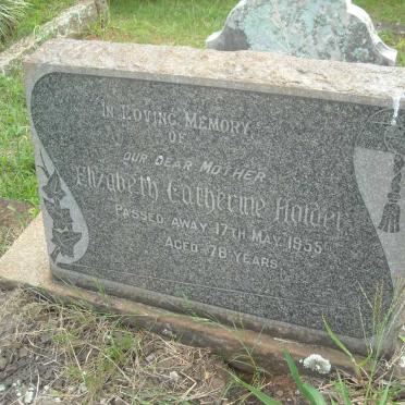 HOLDER Elizabeth Catherine -1955
