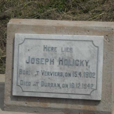 HOLICKY Joseph 1902-1942