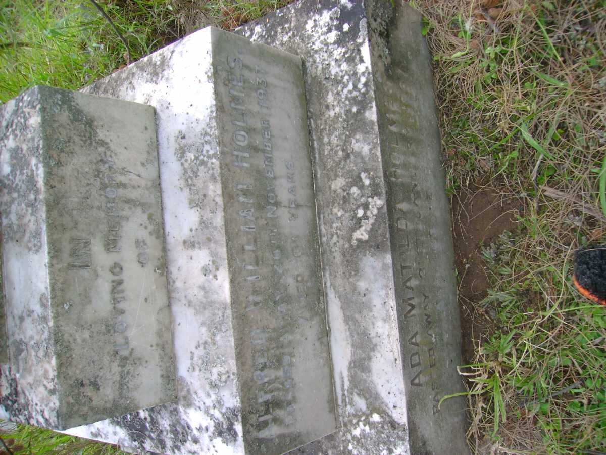 HOLMES Alfred William -1937