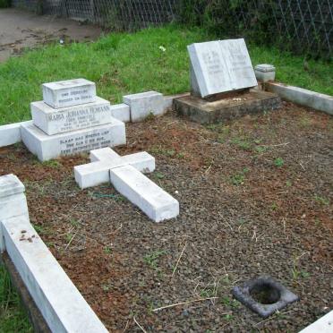 HOMANN Maria Johanna nee KNOETZE 1881-1946 :: THERON C.P.nee HOMANN 1917-1970