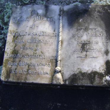 HOLMES Emma Louisa nee CHEYNEY 1873-1954