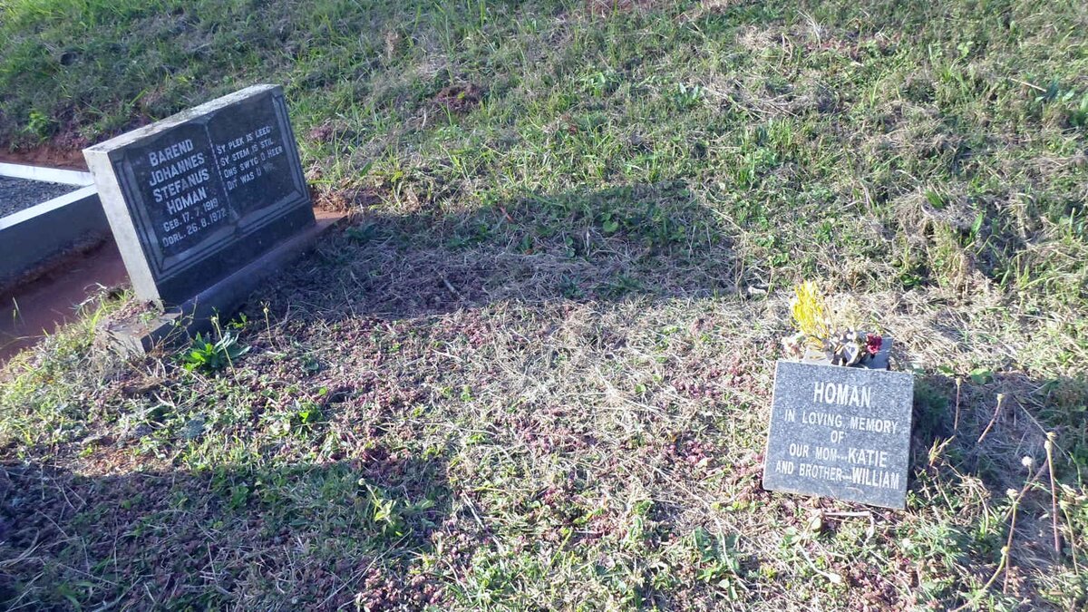 HOMAN Barend Johannes Stefanus 1919-1972 &amp; Katie :: HOMAN William