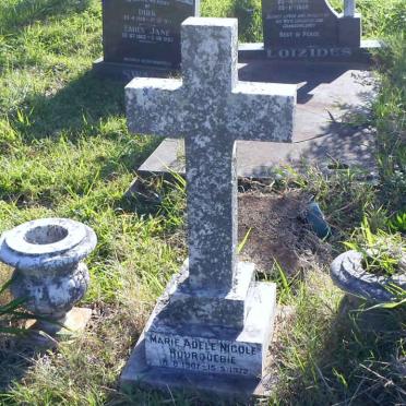 HOURQUEBIE Marie Adele Nicole 1907-1972