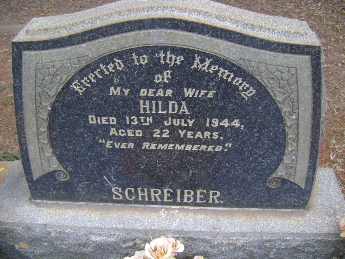SCHREIBER Hilda -1944