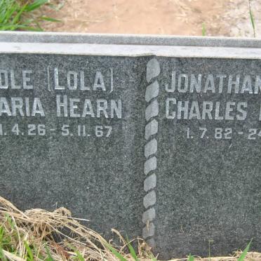 HEARN Iole Maria 1926-1967 :: HEARN Jonathan Alan Charles 1982-1983