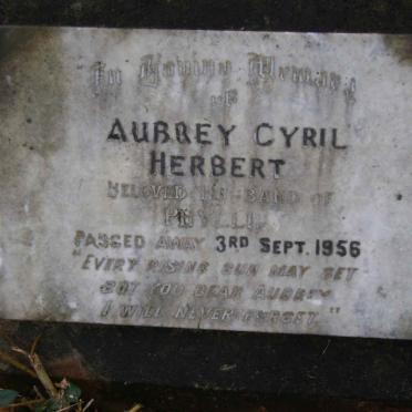 HERBERT Aubrey Cyril -1956
