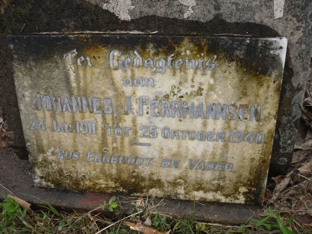 HERRMANNSEN Johannes J. 1911-1940