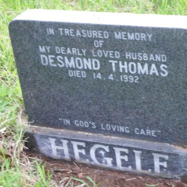 HEGELE Desmond Thomas -1992