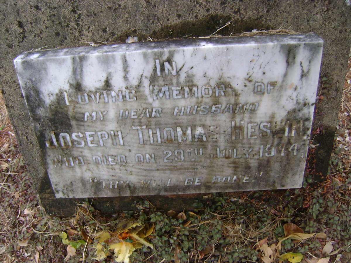 HESLINE Joseph Thomas -1944