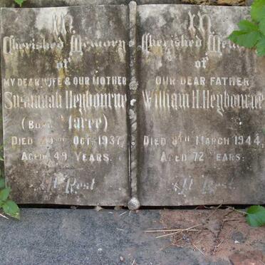 HEYBOURNE William H. -1944 &amp; Susannah MAREE -1937 :: HEYBOURNE Robert Edward 1918-1978