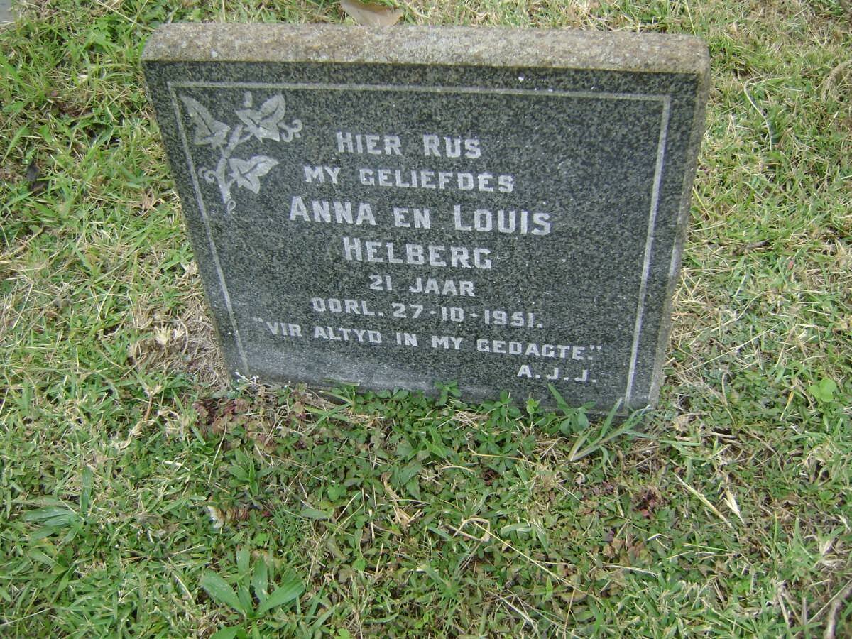 HELBERG Anna -1951 :: HELBERG Louis -1951