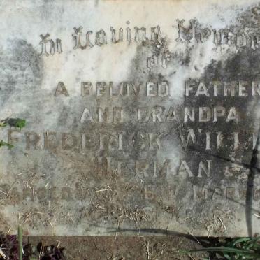 HERMAN Frederick William -1963