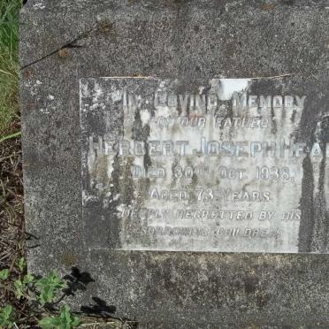 HEAD Herbert Joseph -1938