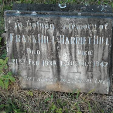 HILL Frank -1930 &amp; Harriet -1947