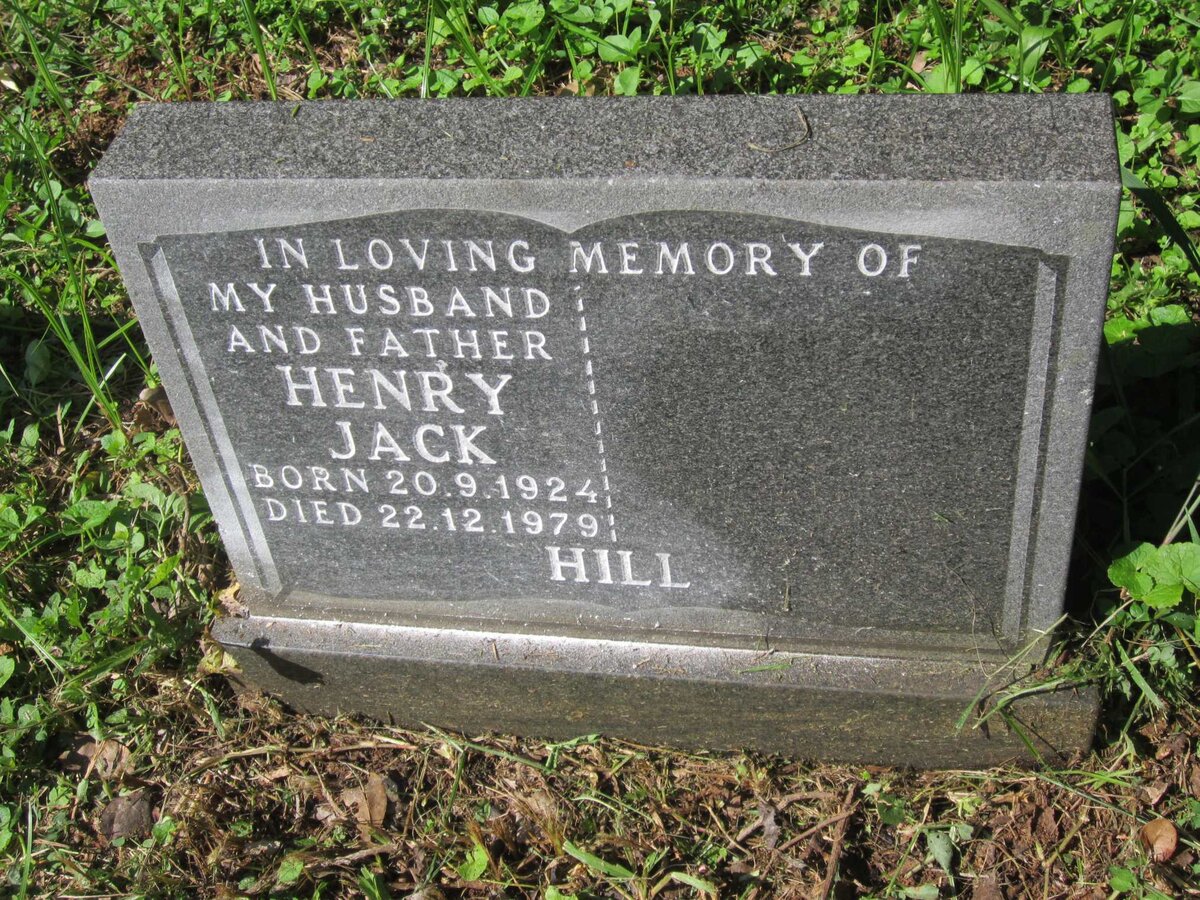 HILL Henry Jack 1924-1979