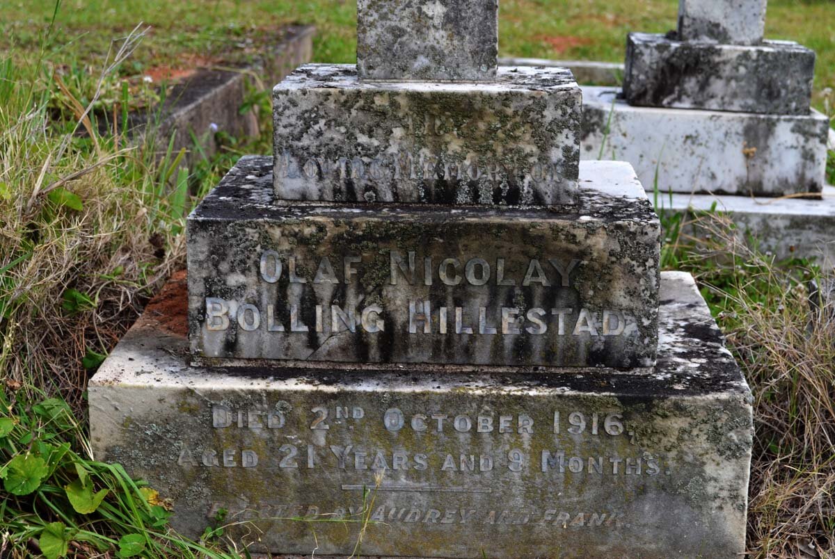 HILLESTAD Olaf Nicolay Bolling 1895-1916