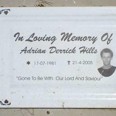 HILLS Adrian Derick 1981-2005