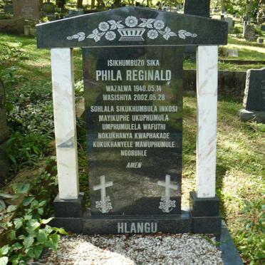 HLANGU Phila Reginald 1940-2002