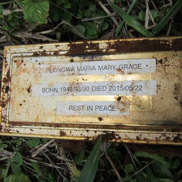 HLONGWA Maria Mary Grace 1949-2015