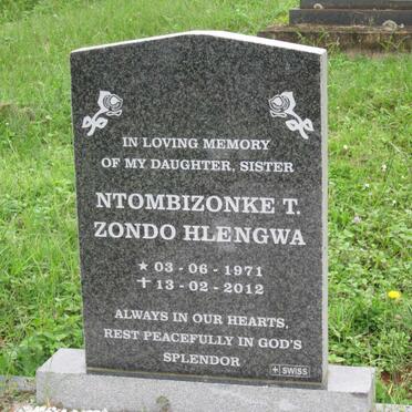 HLENGWA Ntombizonke T. Zondo 1971-2012