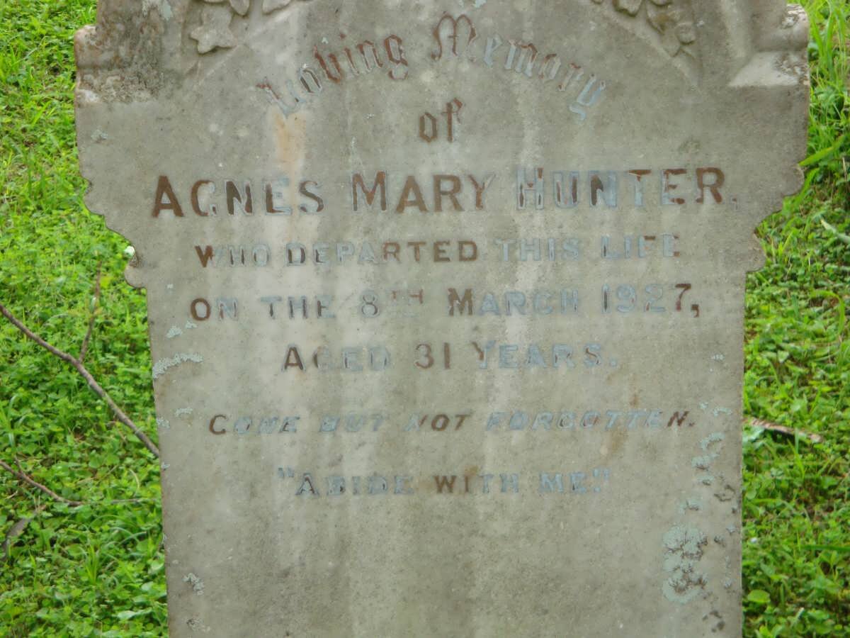 HUNTER Agnes Mary -1927