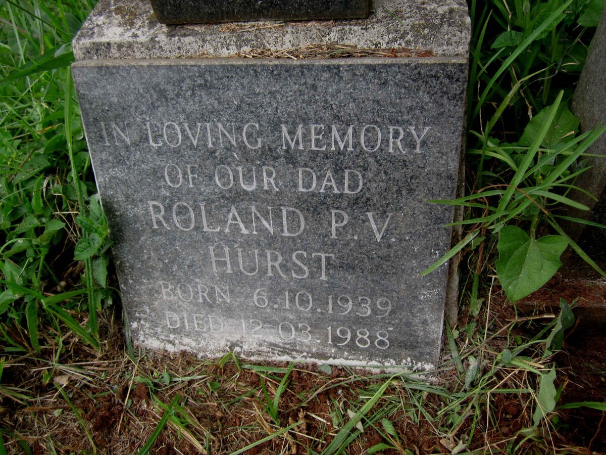 HURST Roland P.V. 1939-1988