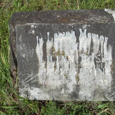 IRVINE Lilian Rose -1933