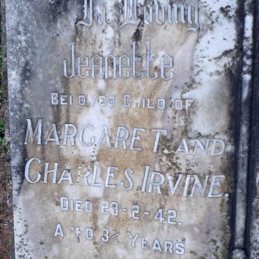 IRVINE Charles -1963 :: IRVINE Jeanette -1942 