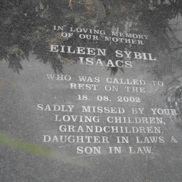 ISAACS Eileen Sybil -2002