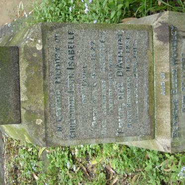 ISABELLE :: WOODLEY :: D’ALMAINE :: DALE