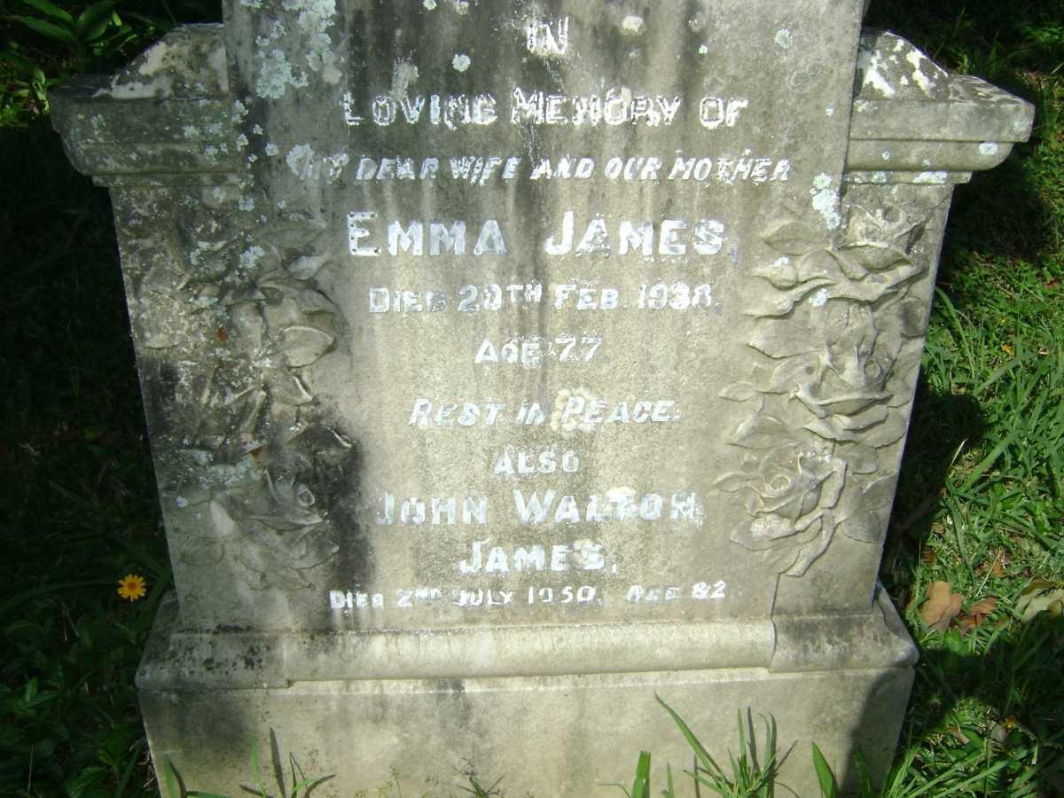 JAMES John Walton -1950 &amp; Emma -1938